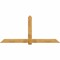 Ekena Millwork Eugene Rough Sawn Timber Gable Bracket, Western Red Cedar, 96"W x 44"H x 2"D x 6"F, 11/12 Pitch GBW096X44X0206EUG00RWR - alternate 1